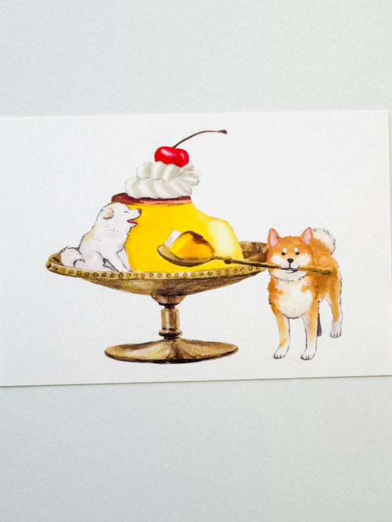[Natsuka Murata] Shiba Cafe series: Purin postcard