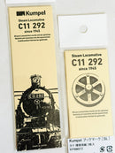 [Kumpel] Steam Locomotive Train bookmark (set of 2)
