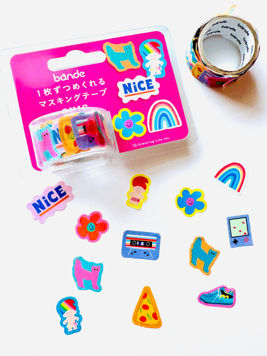[Greeting Life] bande CHIC Groovy Masking Tape sticker roll