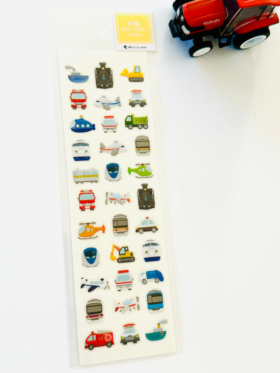 [NB] Planes, Trains and Automobiles sticker sheet
