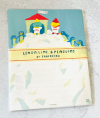 [Tada Reiko] Lemon & Lime with Penguins letter set