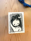 [Nobarasha] Butterfly Ribbon Girl ribbon 🎀 Hanko rubber stamp