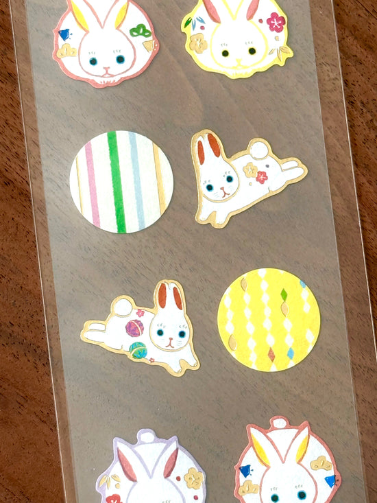 [Active] Lucky Rabbit Charm sticker sheet