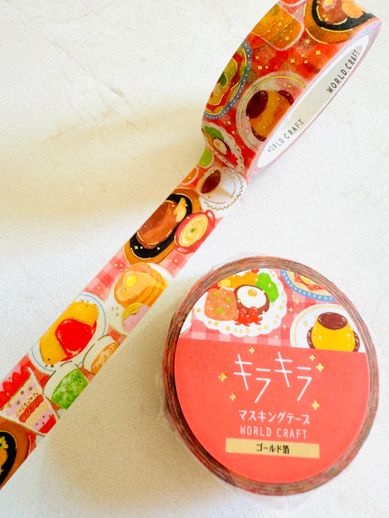[World Craft] Restaurant Cafe washi tape (last chance • no restock)