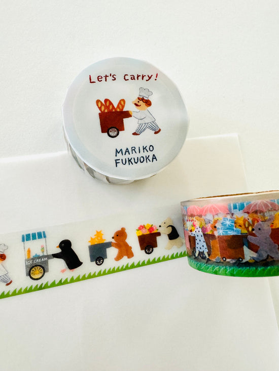 [cozyca] Let’s Carry & One Day x Mariko Fukuoka clear tape