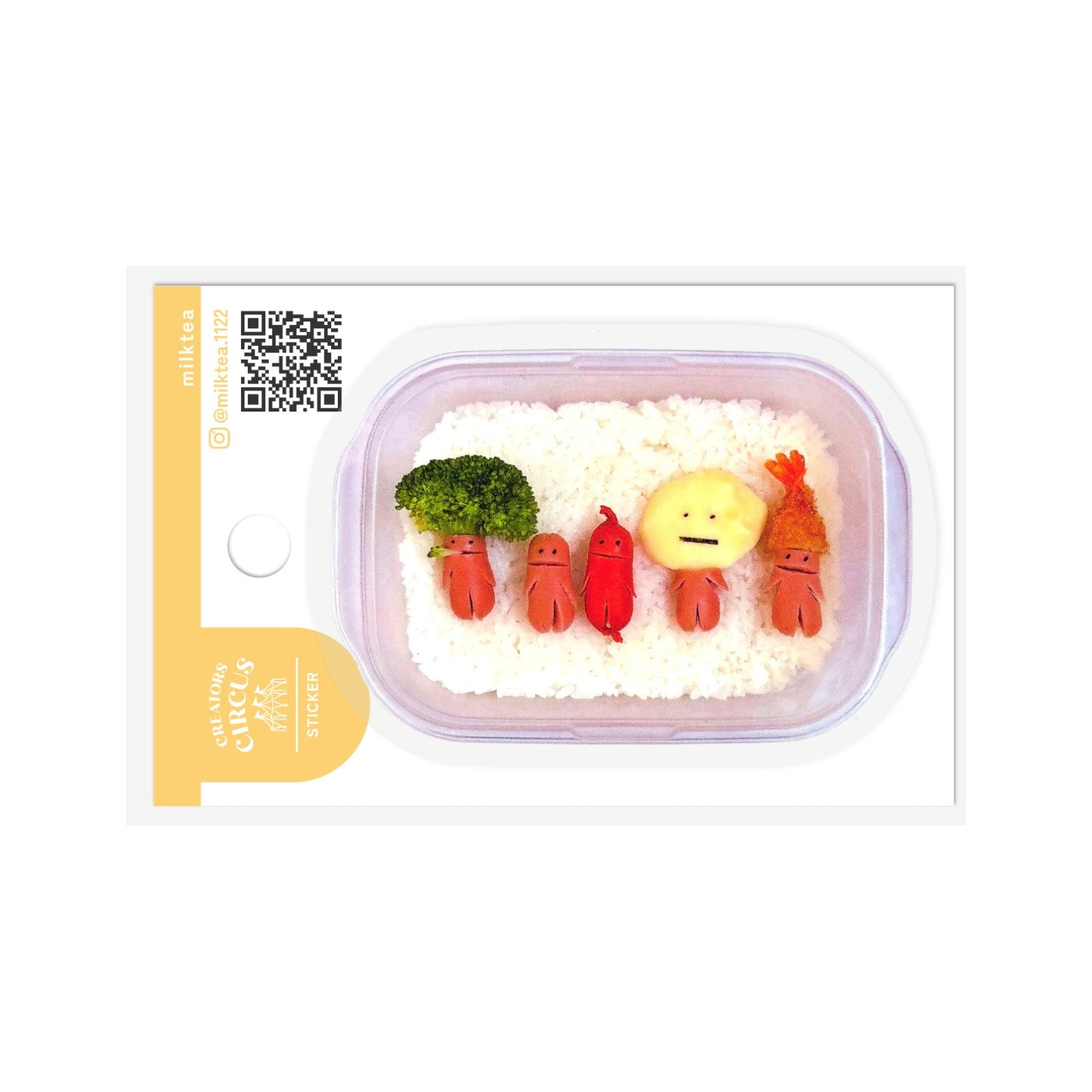 [Milk Tea] Frontier Creators Circus x Bento Friends sticker decal