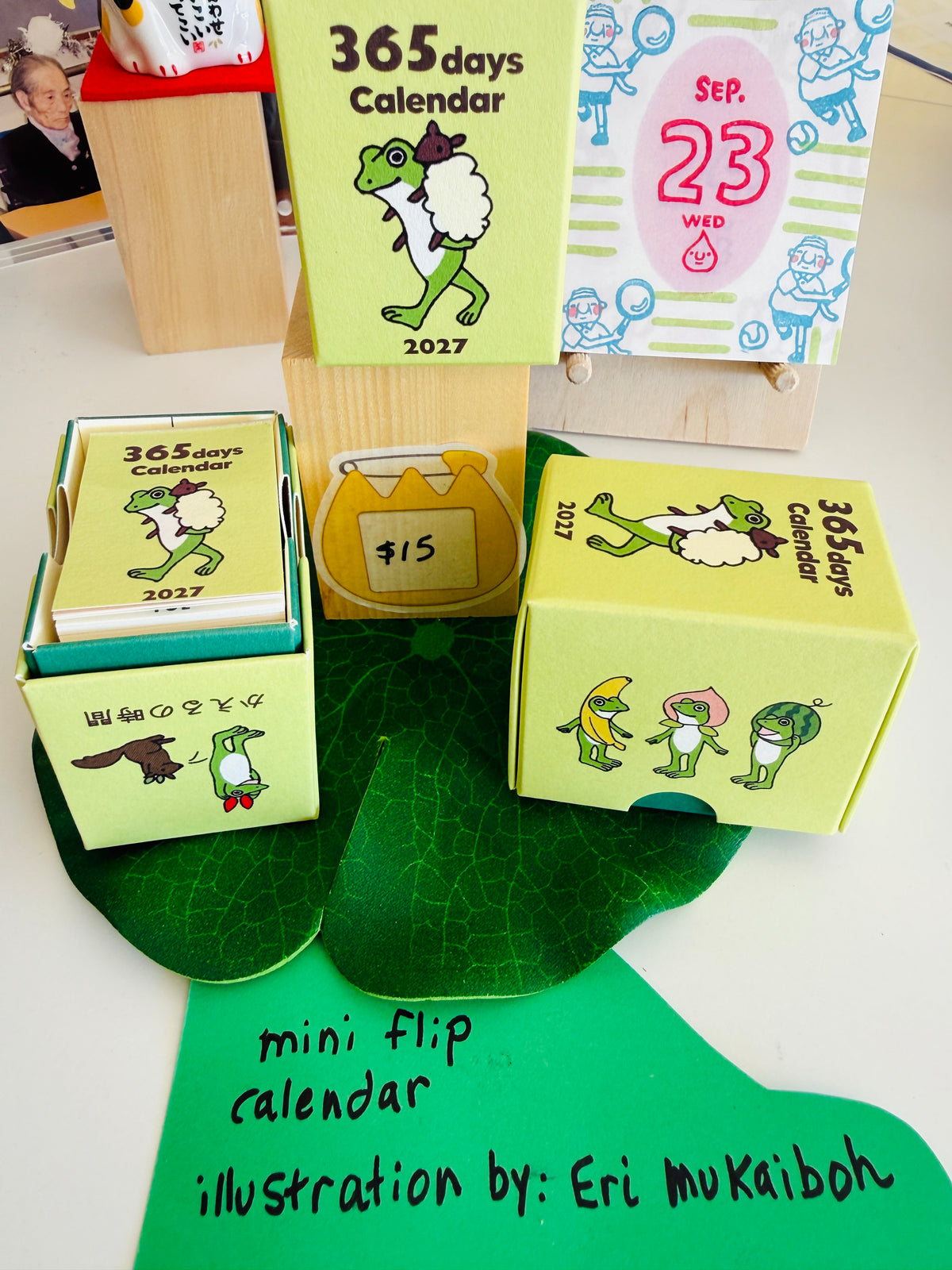 2027 Mini Daily Tear Away Calendar · Frog's Time