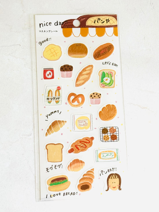 [Tomatomayu] nice day!! Bread Shop sticker sheet x SAIEN