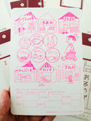 [Nobarasha] Market Shopping postcard