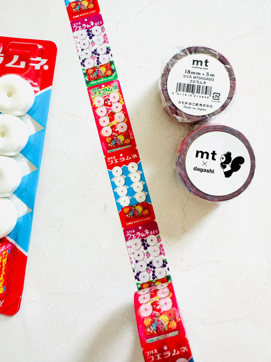 [mt] dagashi x whistle ramune washi tape