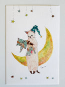 [tocorocomugi] Goodnight Nyanko postcard