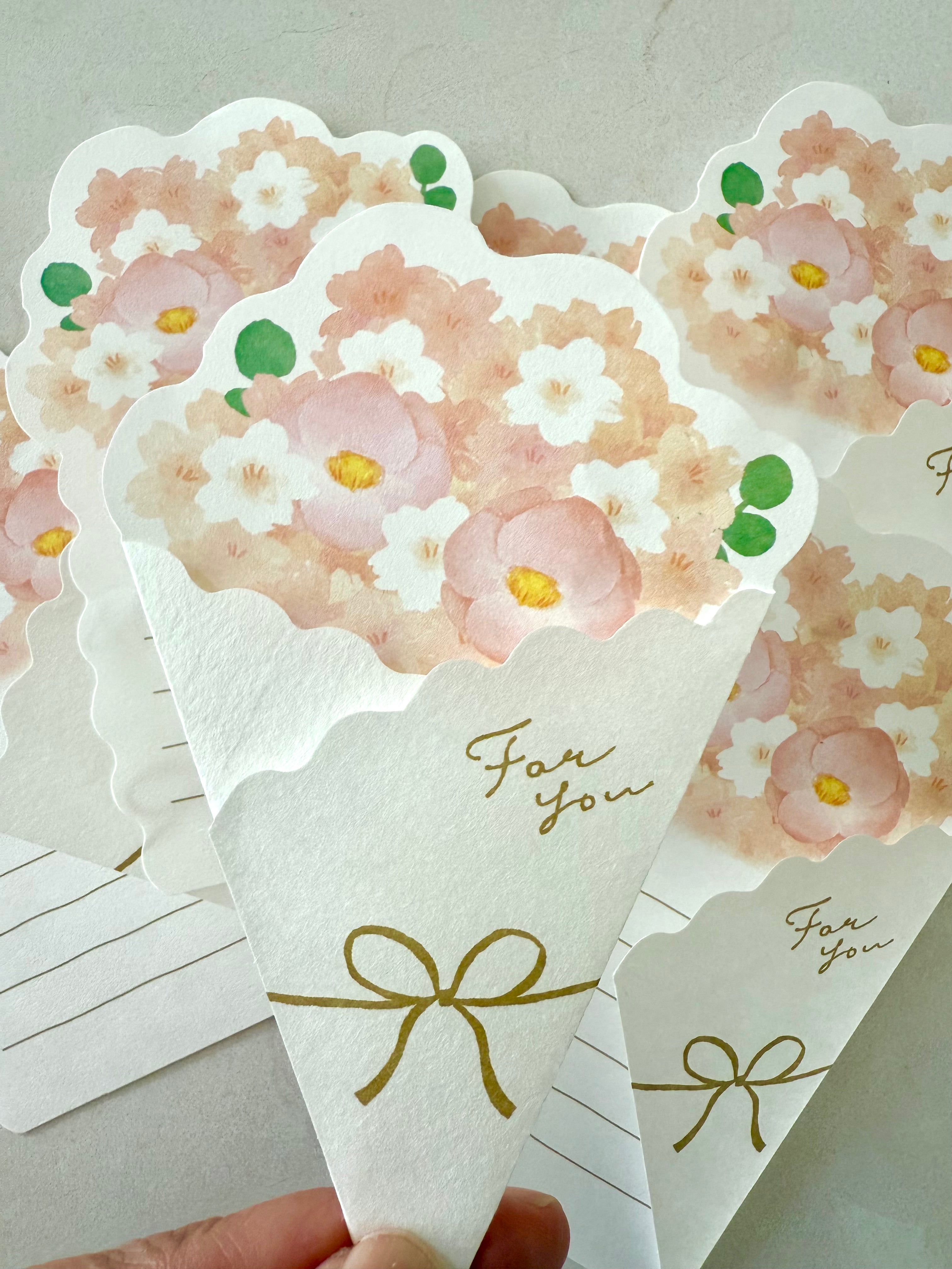[Furukawashiko] Sakura Bouquet message paper