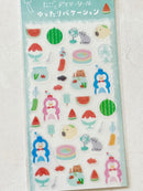 [Furukawashiko] Yuttari Relaxing Vacation sticker sheet (discontinued • last stock)