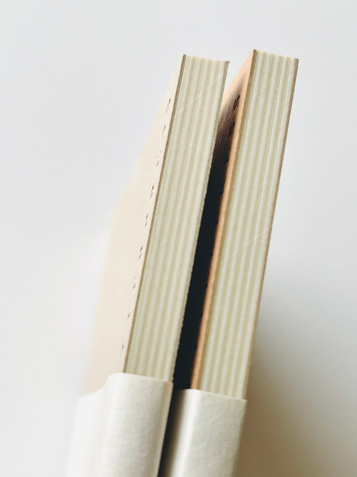 oeda letterpress: two color paper vertical notebook