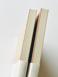 oeda letterpress: two color paper vertical notebook