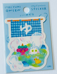 [cozyca] Onsen x ITOI YUKI sticker decal