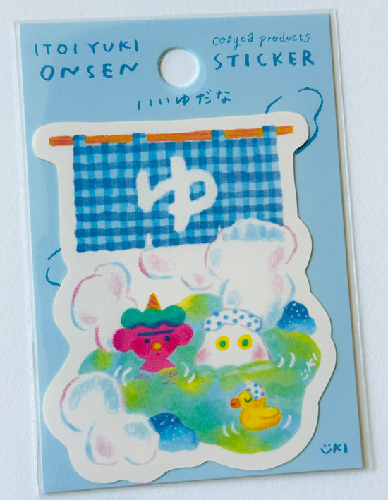 [cozyca] Onsen x ITOI YUKI sticker decal