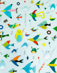 [cozyca] Tobu! Bird of the Day sticker sheet x Subikiawa