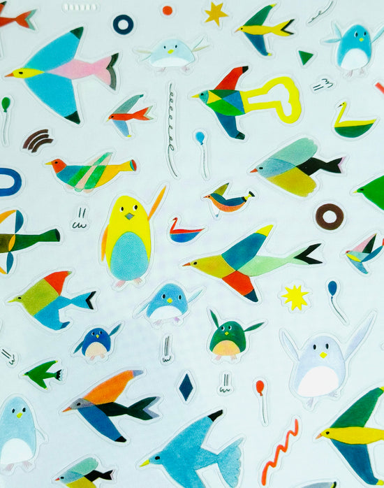 [cozyca] Tobu! Bird of the Day sticker sheet x Subikiawa