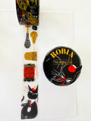 [cozyca] ROBIN • The Black Cat clear tape
