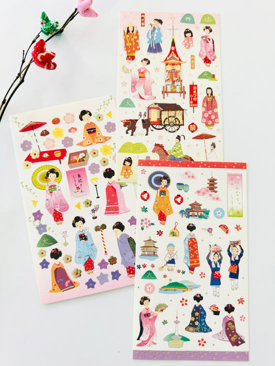 [Hyogensha] Maiko sticker sheet