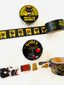 [cozyca] ROBIN • The Black Cat clear tape