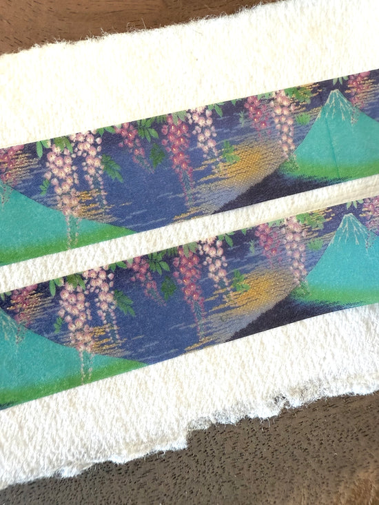 [SAIEN] Kimono series • Mt. Fuji & Wisteria washi tape