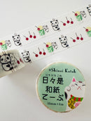 [SEAL-DO] Shinzi Katoh x Nichi Nichi • Melon Soda & Panda washi tape