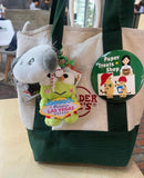 Mushroom Cat & Paper Treats Shop Jumbo Badge