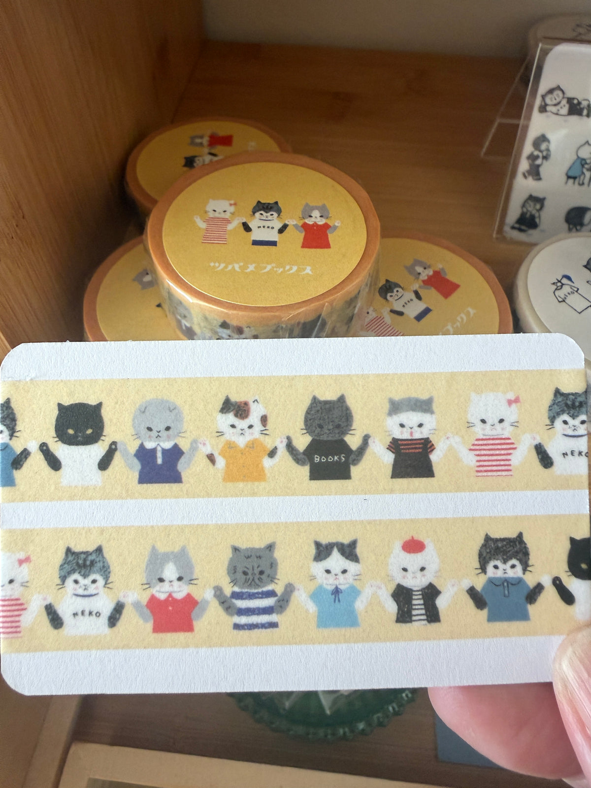 [Tsubame Books] Friendship Cats washi tape