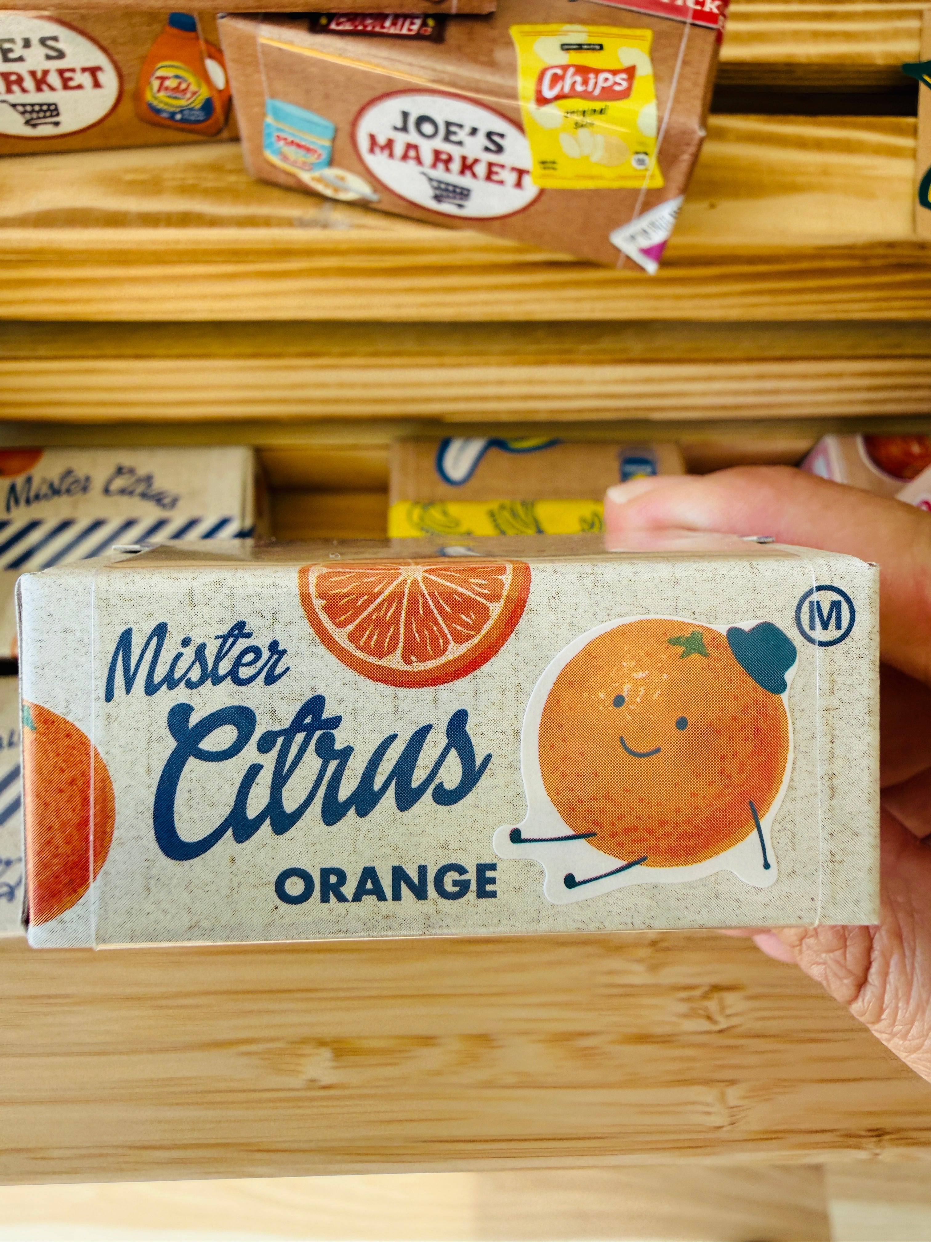 [Greeting Life] Oranges Delivery Box flake stickers
