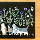 [4legs] Invitation to the Land of Cats postcard