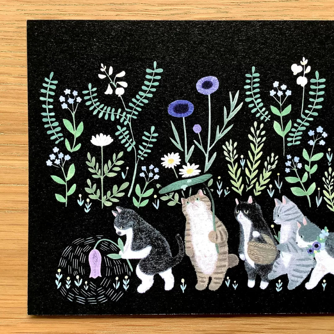 [4legs] Invitation to the Land of Cats postcard