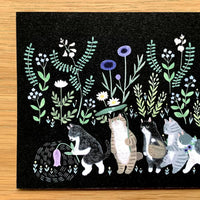 [4legs] Invitation to the Land of Cats postcard