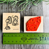 [RiraRira Hanko] Uncle Iwai Fan Cool Down rubber stamp (restock late Dec)
