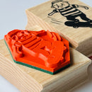 [RiraRira Hanko] Uncle Iwai Skateboarding rubber stamp