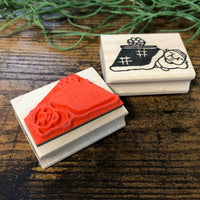 [RiraRira Hanko] Uncle Iwai Kotatsu Nap rubber stamp