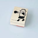 [RiraRira Hanko] Uncle Iwai Boxing rubber stamp