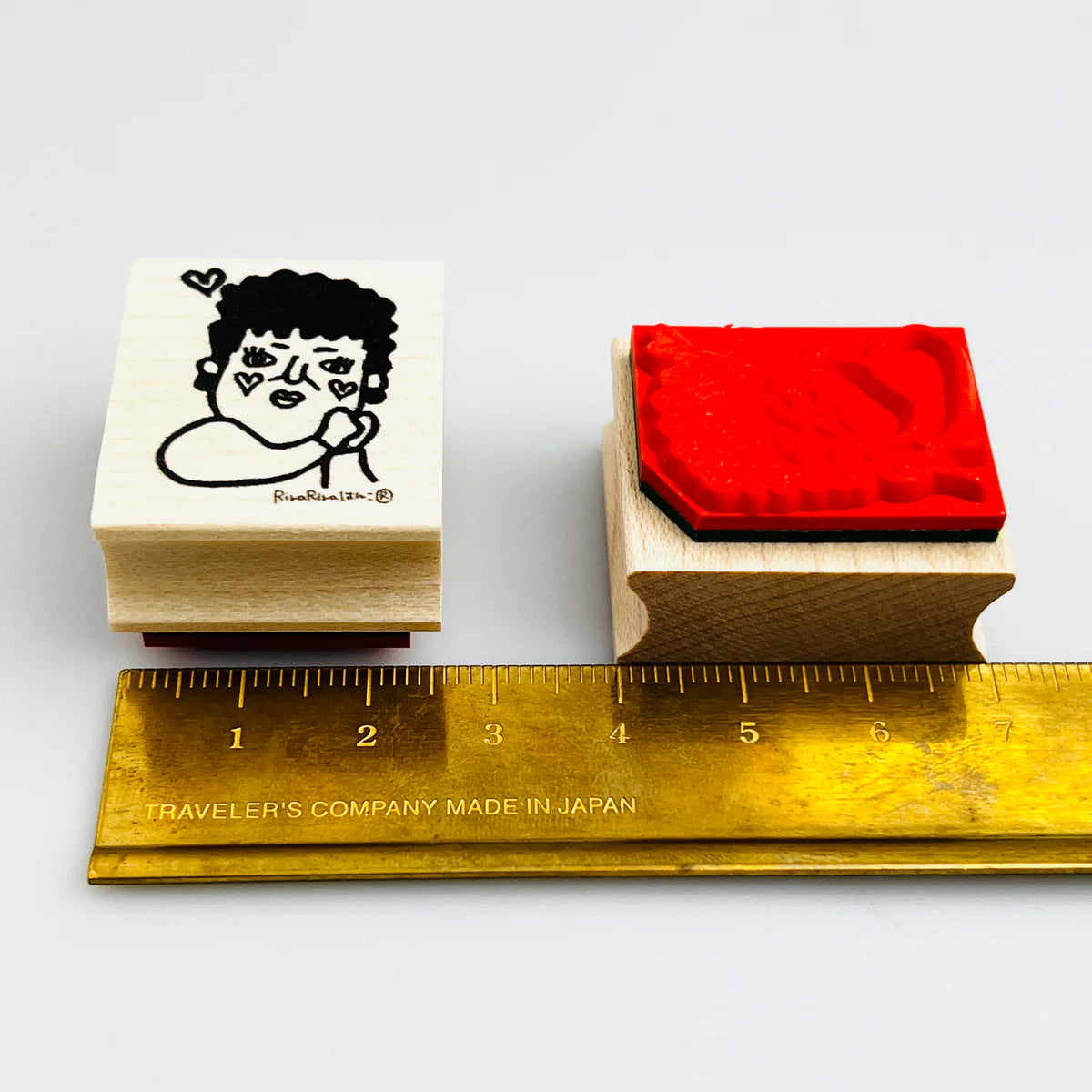 [RiraRira Hanko] Osaka Auntie Seki Love Love rubber stamp (restock late Dec)