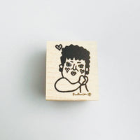 [RiraRira Hanko] Osaka Auntie Seki Love Love rubber stamp (restock late Dec)