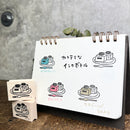 [RiraRira Hanko] Castella Ink Bottle rubber stamp