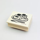 [RiraRira Hanko] Castella Ink Bottle rubber stamp