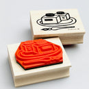[RiraRira Hanko] Castella Ink Bottle rubber stamp