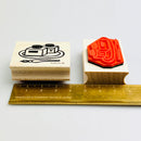 [RiraRira Hanko] Castella Ink Bottle rubber stamp