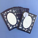 [4legs] Clematis and Bluebird letter sheets (no envelopes)