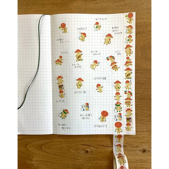 [Mushroom Cat] 4legs Mushroom Cat Everyday vertical tape (discontinued) - NO RESTOCK