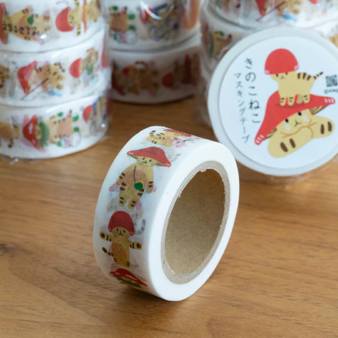 [Mushroom Cat] 4legs Mushroom Cat Everyday vertical tape (discontinued) - NO RESTOCK