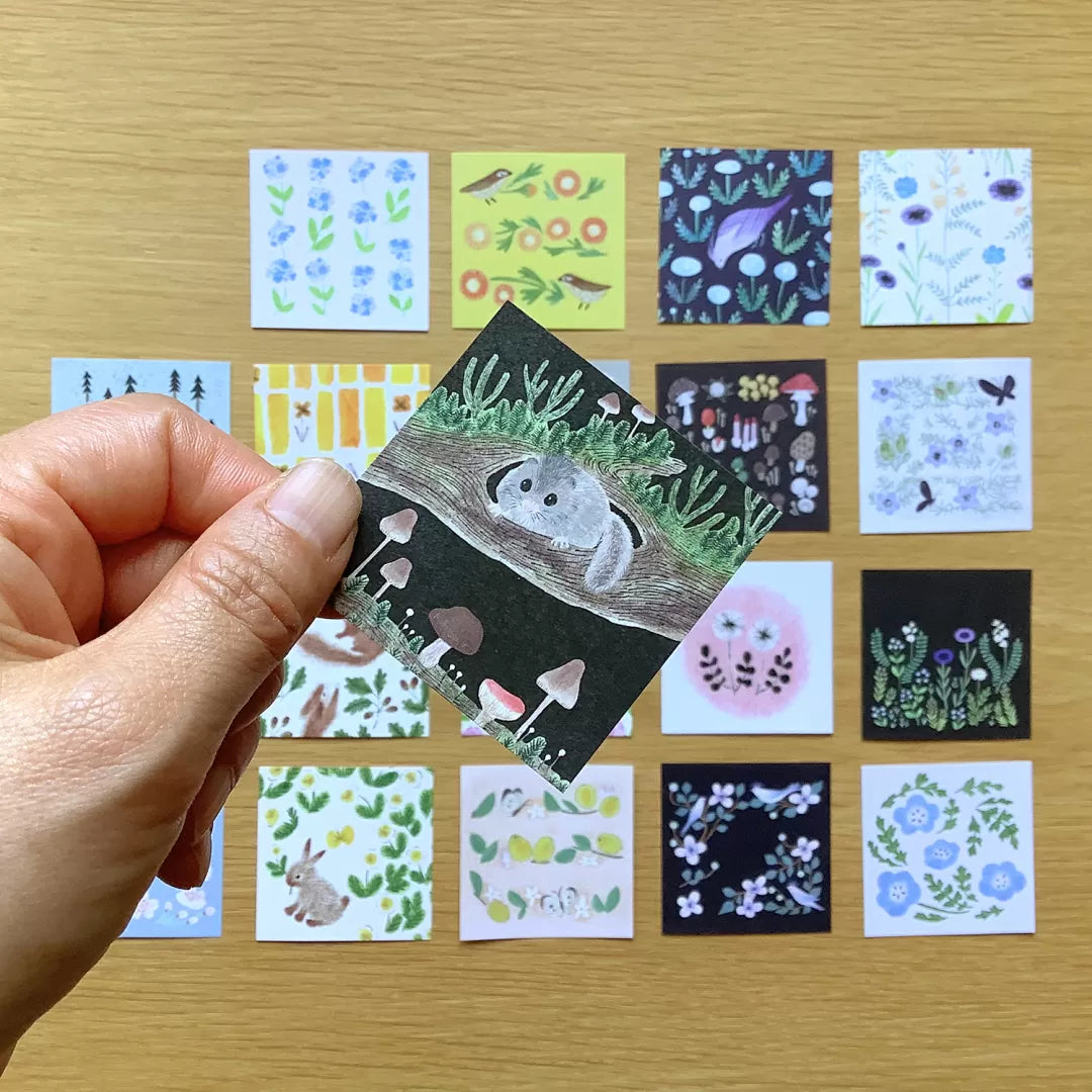 [4legs] "For Flower Lovers" Miniature Loose Memo Set in Box