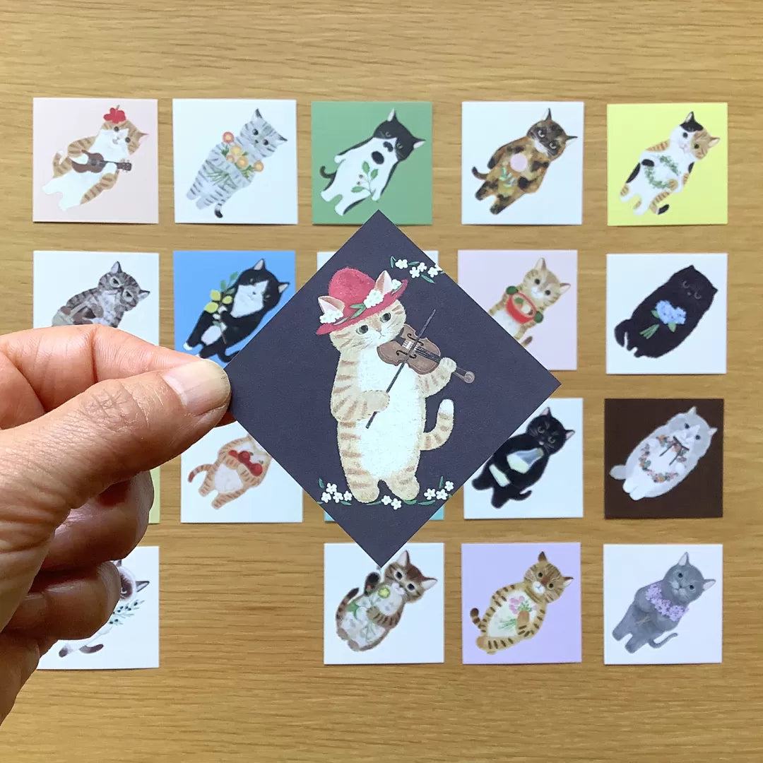 [4legs] "For Cat Lovers" Miniature Loose Memo Set in Box