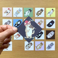 [4legs] "For Cat Lovers" Miniature Loose Memo Set in Box